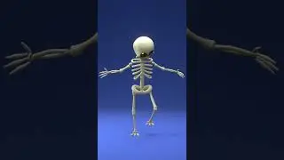 rigged skeleton and simple animation | Blender