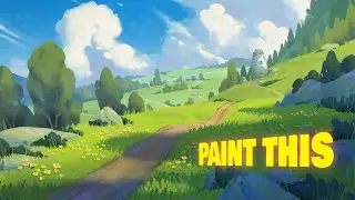 🏖️ How to draw COZY environments in just 5 steps