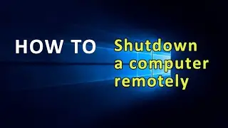 How to remotely shutdown a Windows PC