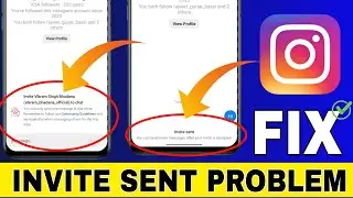 Instagram invitation sent problem solve || Invitation sent instagram|| Message requests are changing