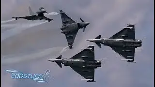 Amazing Austrian Air Force Eurofighter EF-2000 Typhoon Display - AIRPOWER16 HD