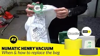 How to Replace Henry Bags in a Numatic Henry Vacuum Cleaner