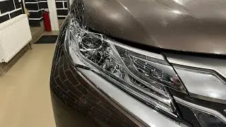 Mitsubishi Pajero Sport 3 - замена линз, диодные Expression Drive