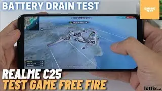 Realme C25 Free Fire Gaming test | Helio G70, 4GB RAM