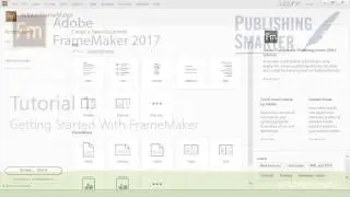 Get Started with Adobe FrameMaker 2017 and DITA