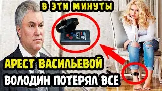 В ЭТИ МИНУТЫ! Белоусов Оставил Володина У Разбитого Корыта! Скандальный Арест Васильевой! Разнос!