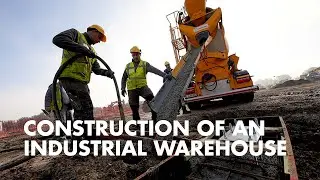 Construction process of a new industrial warehouse (part 2)