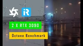 Powerful Octane Render Farm | Dual GPUs package for Octane Studio | Octane Benchmark 2x RTX 3090