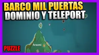 COMO DESBLOQUEAR EL DOMINIO BARCO DE LAS MIL PUERTAS [INAZUMA] (puzzle) | GENSHIN IMPACT