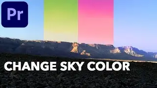 How to Change the Color of Sky in Adobe Premiere Pro? (EASY)