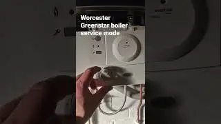 How To Put Worcester Boiler In Service Mode (Max & Min Rate)