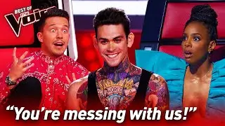 UNEXPECTED LOOKS shock The Voice Coaches | Top 10