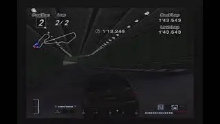 Gran Turismo 4 at 1080i... but in its 4:3 output mode
