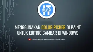 Menggunakan Color Picker di Paint Untuk Editing Gambar di Windows