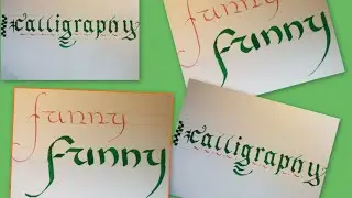 Writing Calligraphy using a Pilot Parallel Pen