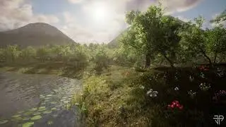 Forest landscape in Unreal engine