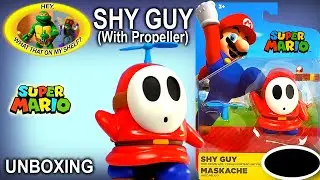 Unboxing Super Mario Shy Guy (Propeller) - May 17th 2023 - JAKKS Super Mario 4 Inch
