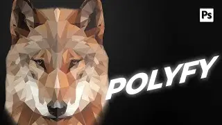 Polyfy your Portraits | How to create low poly effect in photoshop | Beginner's guide