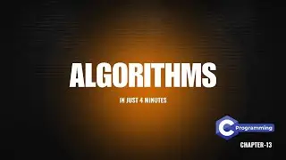 Algorithms in C in just 4 minutes – Sorting, Searching, and More! | CODE WITH ME