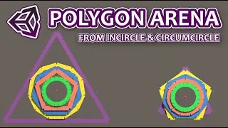 How To Create Polygon Arena From Circle In Unity | Incircle - Circumcircle Polygon Creation Tutorial