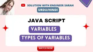 Types of Variables in JavaScript Tutorial | number, String, object, undefined, Boolean.