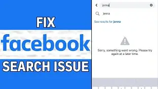 How to Fix Facebook Search Not Working on iPhone 2024 | FB Search Bar Not Working (SOLVED!)