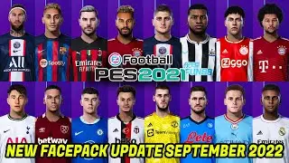 PES 2021 NEW FACEPACK UPDATE SEPTEMBER 2022