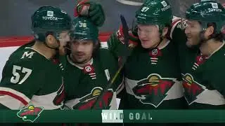 Kirill Kaprizov made a goal pass to his partner with his back to him | NHL | Ducks vs Wild 3-7