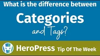 What is the difference between WordPress categories and tags?