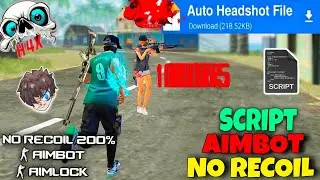 Free Fire Auto Headshot Config File🎯🌠 Macro Aimbot + No Recoil Regedit ‼️ Antiban VIP Script 👽 