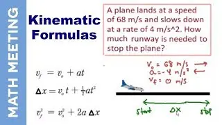 Kinematics - Physics intro and example problem