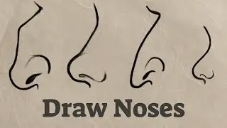 How to Draw Noses From the Side