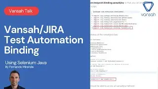 Vansah API Automation Binding using Selenium Java