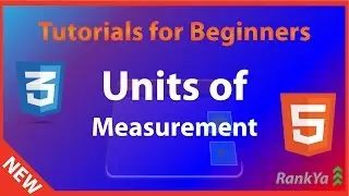 CSS Units of Measurement - html5 & CSS Course - Full CSS Course for FREE