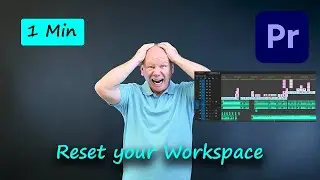 How to reset the panels/Workspace  in [ Premiere Pro ]