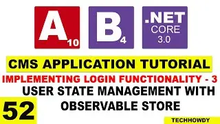 Implementing Login Functionality - Track User's Logged In State with Observable Store ANGULAR 10 - 3