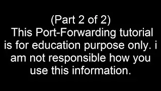 Configure Port Forwarding on router share web-server with DDNS