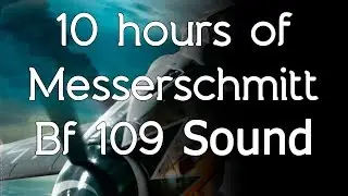 🎧 Messerschmitt Bf 109 cockpit sound White Noise Sleeping Studying meditate black screen dark screen