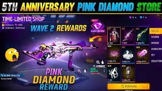 PINK DIAMOND WAVE 2 REWARDS | LIMITED TIME STORE WAVE 2 REWARDS | FREE FIRE NEW EVENT WAVE 2