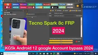 Tecno Spark 8c Google Account Bypass 2024|Andriod12|