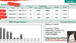 June 2017 Solar Electric kWh Credit