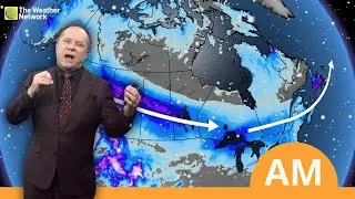 Canada's National Forecast: Cold Temperatures Hold On, Dry Stretch Broken in the West | #WeatherAM