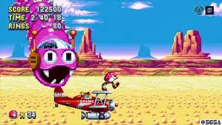 Sonic Mania Plus Debug Mode Knuckles In Sonic's Mirage Saloon Act 1