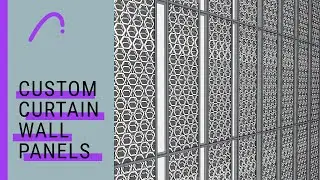 Custom Curtain Wall Panels - How to create anything in Archicad 