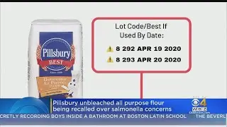 Pillsbury Unbleached All Purpose Flour Being Recalled Over Salmonella Concerns