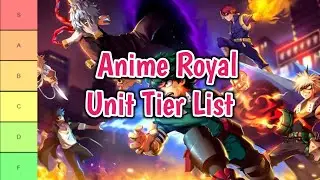 Anime Royal Unit Tier List Roblox (2024) | All Units Ranked From Best To Worse