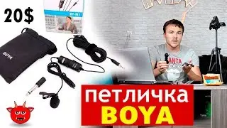 BOYA - хорошая петличка за 20$. Конденсаторный микрофон