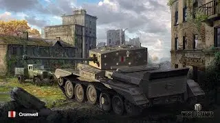 Розыгрыш прем-танка Cromwell B и немного боев на нем в WoT