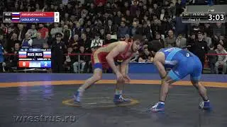 Аланы-2018. 57 кг.  Ибрагим Абдурахманов (Россия) - Муслим Садулаев (Россия). За бронзу.