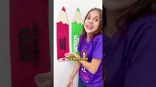 Aprendendo as cores em português e inglês #shorts Jessica Sousa